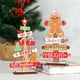 thumbnail image 4 of Árbol de Navidad de escritorio Hombre de jengibre Decoración de bricolaje Letreros de Navidad de madera Placa 2025 Regalos de fiesta de Año Nuevo Decoración de Navidad, 4 of 5