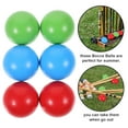 thumbnail image 3 of LIFKOME 6pcs Wooden Bocce Balls Outdoor For Backyard Fun Easy To Carry For And Recreational Activities, 3 of 8
