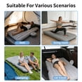 thumbnail image 5 of SOTOS Inflatable Car Bed for Backseat – Universal Fit SUV/Sedan, Flocked Top with Pillow, Electric Pump Included, Compact for Camping, 5 of 7