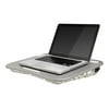LapDesk XL Designer - Notebook pad - 17" - silver Damask