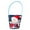 B, variant on Christmas Santa Bucket with Handle for Kids Christmas Party Favor Gift Bag Reusable Felt Tote for Holiday Treats Storage