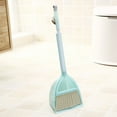 thumbnail image 4 of Kids' Broom and Dustpan Set with Stainless Steel Handle, Polypropylene Bristles for Home Cleaning, Space-Saving Design for Kitchen, Office, and Playroom, 4 of 7