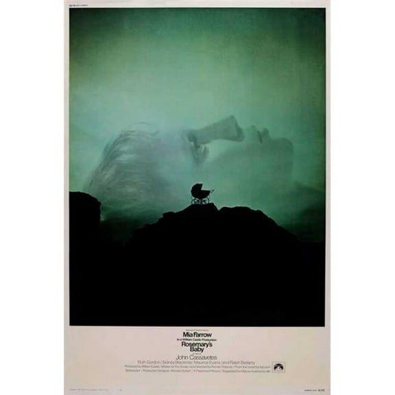 Pop Culture Graphics MOVGF5291 Rosemarys Baby Movie Poster Print, 27 x 40
