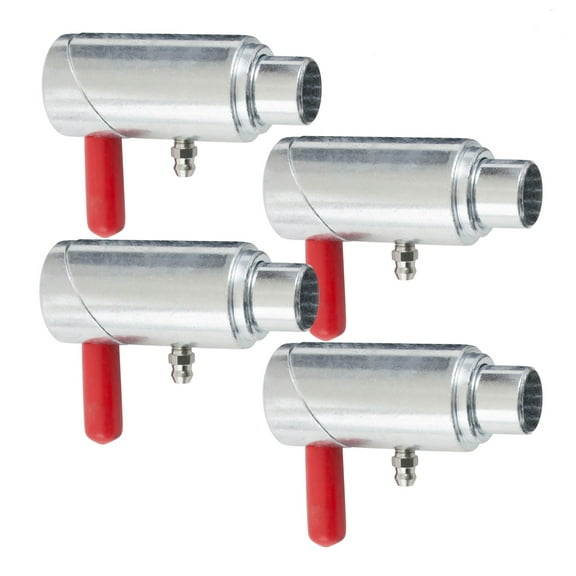 (4 Pack) 3/4" Cam Lock Wrecker, Tow Truck Spring Loaded Twist Lock Plunger Pin