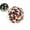 B, variant on VQPeo Natural Pinecones w/White Edges, Christmas Tree Ornaments & DIY Decor (6pc/9pc Pack)