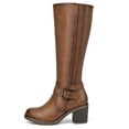 thumbnail image 2 of LuckLilac Women Knee High Boots Wide Calf Fashion Dress Shoes Chunky Heel Casual Work, 2 of 7