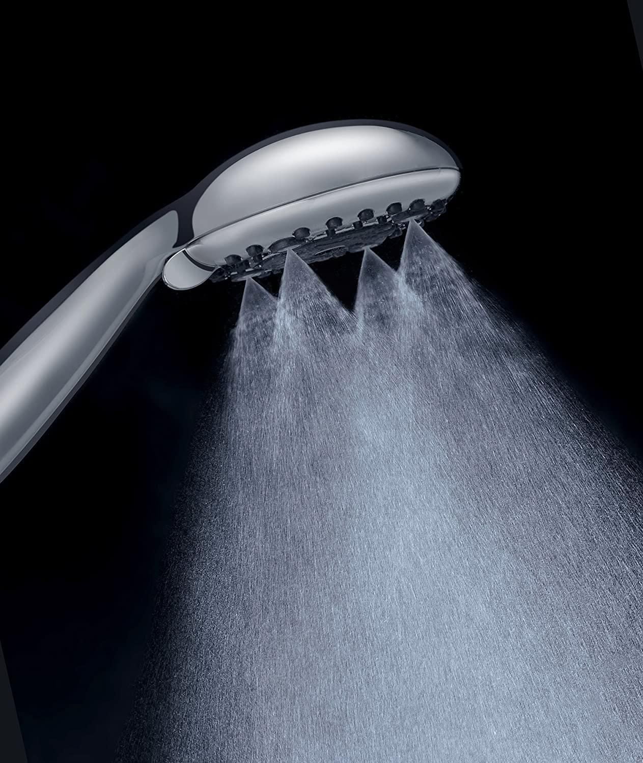 American Imaginations Pommeau de douche approuvé par CUPC de mur en acier inoxydable en couleur chromée AI-34366