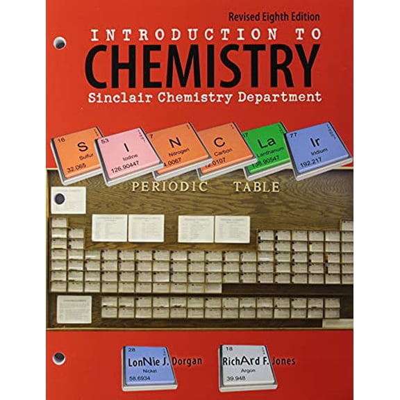 Pre-Owned Introduction to Chemistry: Sinclair Chemistry Department, 9781792420078, 1792420072, Paperback, 8 edition