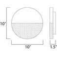 thumbnail image 3 of ET2 E41280-SA 10 in. Alumilux LED Outdoor Wall Sconce, Satin Aluminum, 3 of 5