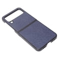 thumbnail image 3 of Funda plegable para teléfono Carcasa protectora de cuero de PU Forro suave para Samsung Galaxy Z FLIP 4 Azul, 3 of 10