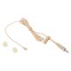 thumbnail image 5 of EchoBliss Beige Lavalier Solapa Clip Micrófono 3.5Mm 3-Pin 4-Pin Xlr Para Shure Inalámbrico, 5 of 11