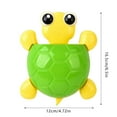 thumbnail image 2 of Cute Animal Toothbrush Holder with Strong Suction Cup - Bathroom Wall Mounted Storage Rack for Toothbrushes and Toothpaste Adorable for Kids and Adults, 2 of 4