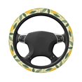 thumbnail image 6 of XMXT Seamless Lemon Cartoon Print Steering Wheel Cover, Elastic Non-Slip Universal Fit Car Decor Accessories Protector for Auto SUV Trucks, 6 of 8