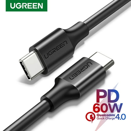 Cable Usb-C/Usb-C 2.0 3a Max Sync+Power 3m Negro Ugreen Us286 UGREEN
