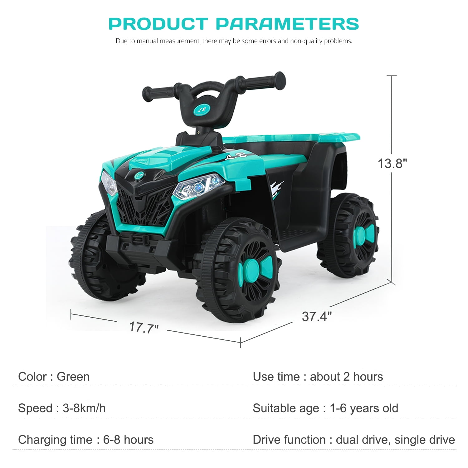 4 wheeler for 6 year old deals