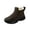 Coffee, variant on Wedge Boots Women Round Toe Thick Velvet Ankle Snow Boots Winter Comfortable Warm Fleece-Lined Short Booties for Commute Outdoor Walking