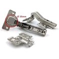 thumbnail image 3 of 45 Degree Corner Hinge 35mm With Damper For Multi-side Door Soft Close Hinges For Angular Folding Cupboard Doors Furniture Kitchen Set Of 4, 3 of 4