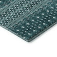 thumbnail image 4 of Addison Rugs Mayfield Washable Transitional Boho Teal Rectangle Rug, 8' x 10', 4 of 6