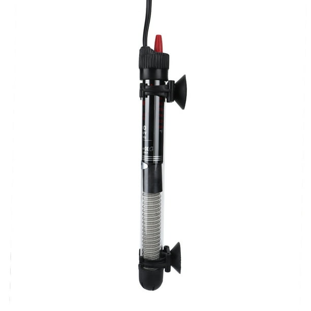 Calentador De Pecera De 100 W, Calentador De Agua Sumergible Para Acuario Con Control De Temperatura De 20 A 34 Grados Celsius , Protección Contra Sobretemperatura, Vidrio De