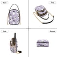 thumbnail image 4 of Women's Crossbody Handbags Shoulder Handbag Multi Pocket Crossbody Bag Ghost with A Bow Tie, 4 of 7