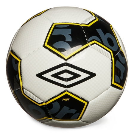 Umbro Soccer Ball Size 5 27 -28 Ages 12 and Up Black White Gold