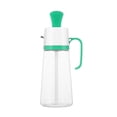 thumbnail image 1 of Dispensador de salsa con asa antideslizante, recargable, a prueba de fugas, reutilizable, duradero, 550 ml de aceite Verde, 1 of 6