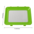 thumbnail image 7 of Hariumiu 2Pcs Food Tray Stackable Design Food Preservation Tray with Stretch Cover Dishwasher Safe Crisper Tray, 7 of 7