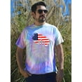 thumbnail image 2 of July 4Th Independence Statue Tie Dye Spiral Men -Image by Shutterstock, Male Small, 2 of 4