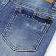 thumbnail image 7 of KIDSCOOL SPACE Baby Little Boys Jeans,Elastic Band Inside Straight Fit Ripped Denim Pants,Light Blue,3-4 Years, 7 of 7