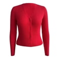 thumbnail image 1 of Suéter George para Mujer, con Botones al Frente Tela Rib Cardigan Rojo Talla G, 1 of 4
