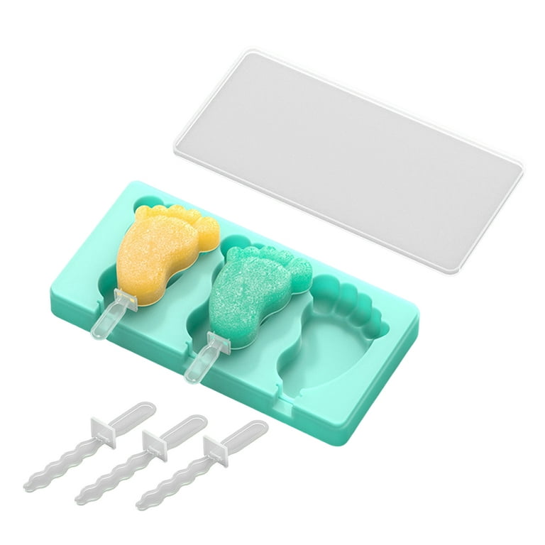 Honrane Ice Cube Tray Cat Paw Foot-Shaped Popsicle Sticks Mold