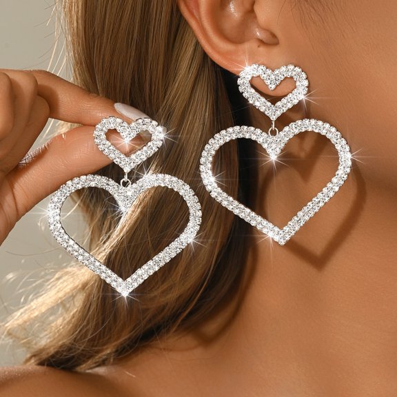 Sunyuer Tassel Dangle Earrings for Women Trend Metal Chain Long Fringe Statement Drop Earrings Hypoallergenic Sparkly Fashion Jewelry for Wedding Prom Party Graduation