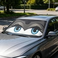 thumbnail image 3 of Foldable Car Windshield Sunshade, UV Protection Sun Blocker, Heat Insulation Front Window Cover, Sun Visor for Auto, Truck, SUV, Parking Sun Protection Interior Accessory, Independent Day Decor, C, 3 of 7