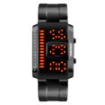 thumbnail image 1 of Reloj de los hombres 1179 Reloj LED digital rectangular para hombre 5ATM Reloj deportivo informal resistente al agua Semana Calendario Reloj masculino para estudiantes Adolescentes Teenger 1 1, 1 of 5