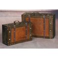thumbnail image 3 of Vintiquewise Valise Ancienne/boîte Décorative avec Rayures, Ensemble de 2, 3 of 4