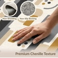thumbnail image 5 of ODIKA 9'x12' Gray Beige Geometric Modern Design Washable Area Rug Abstract Shapes with Bold Patterns for Dining Room, Basement, Large Office, Non-Slip Chair-Friendly, 5 of 6