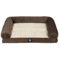 Serta XL Round Bolster Couch Pet Bed 40"x 30" (Choose Your Color