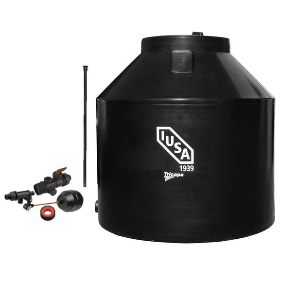 Tinaco Tricapa IUSA, 750 L., Negro + Accesorios Alta Presión negro