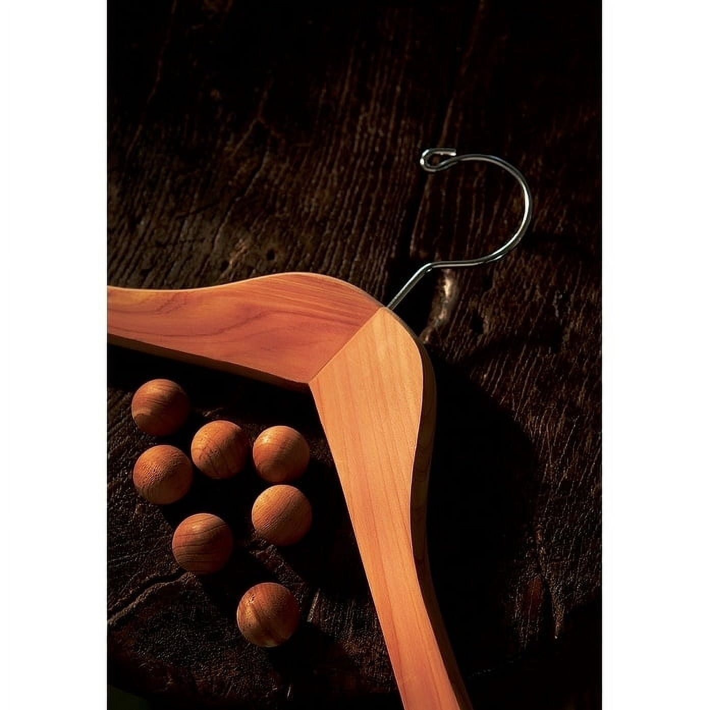 Cedar Balls - Absorb moisture and Eliminate Odors (Set of 24) by International Hanger