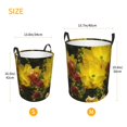 thumbnail image 3 of Balery Cactus Flowers Cesta de ropa redonda con asas, impermeable, independiente, para ropa, juguetes, dormitorio y familia-Medium, 3 of 6