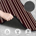 thumbnail image 4 of Crystal Fleece Car Floor Mats Set Of Four - Bottom Injection Molded For Easy Installation To Prevent Interior Contamination Suitable For Most Cars Maroon Stripe_1, 4 of 7