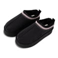 thumbnail image 4 of Pantuflas tipo zueco con plataforma de microsuede para mujer Jessica Simpson, negras, 4 of 7