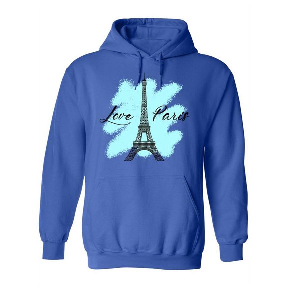 Love Paris Tower Hoodie Women -SPIdeals Designs, Female Medium