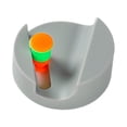 thumbnail image 2 of Moyic Clip de fregonas, colgador de estante de almacenamiento, gancho adhesivo montado en la pared, adhesivo que no deja marcas para baño y Almacenamiento y organización del hogar Gris, 2 of 6