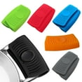 thumbnail image 5 of Shoreew 2Pcs Silicone Hot Handle Holder Heat Insulated Assist Grip Cover Sleeve for Cast Iron Woks Pans Griddles Skillets Anti-Scalding Clip, 5 of 7