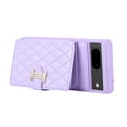 thumbnail image 5 of for Google Pixel 7 Detachable Shoulder Strap Wallet Case, with Card Slots & 360-degree Rotation Stand Ring Flip Premium PU Leather Protective Cover Lanyard for Women Girls, Purple, 5 of 9