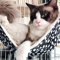 thumbnail image 3 of Hanging Cat Hammock, Pet Hammock for Cage, Adjustable Cat Bed Two Sides Comfortable/Waterproof Resting Sleepy Pad for Cats Small Dogs Rabbits or Other Small Animals, 3 of 5