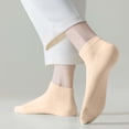 thumbnail image 3 of CheerKidz Women's Mesh Low-Cut Ankle Socks Breathable Thin Short Socks Soft Pastel Colors Casual Daily Wear Gentle Warm-Weather Socks Multi Color Assortment (Pink, Free Size)., 3 of 5