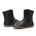 thumbnail image 4 of Nuevas botas de tubo medio para mujer de otoño/invierno, botas planas de color sólido, botas de nieve para mujer, 4 of 5
