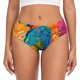 thumbnail image 1 of Balery Vibrant Parrot Splash Art Ropa Interior de Algodón para Mujer con Dibujo – Braguitas Cómodas y Elásticas, Estilo Clásico-3X-Large, 1 of 6